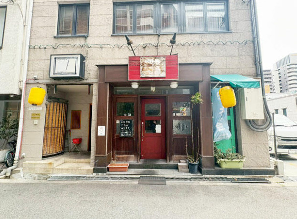 大阪市中央区高麗橋１丁目の店舗一部の外観パース