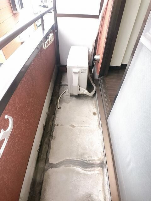 サンエクセルのバルコニー