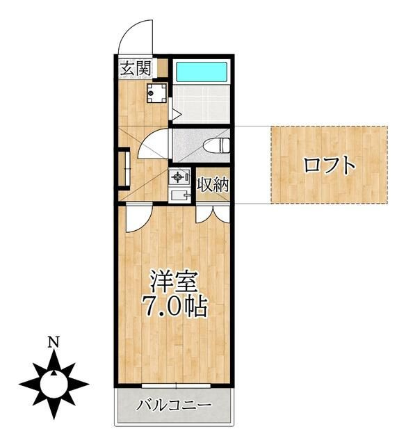 サンエクセルの間取り