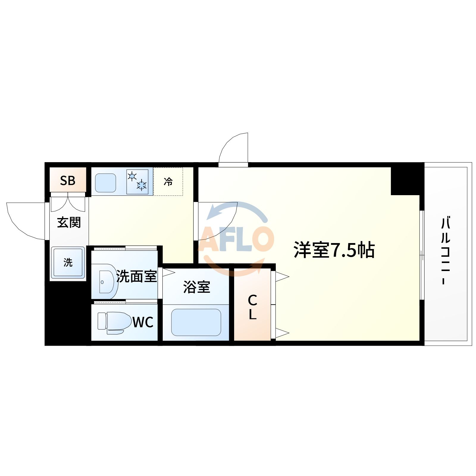 ルミエール新大阪の間取り|ルミエール新大阪　間取り