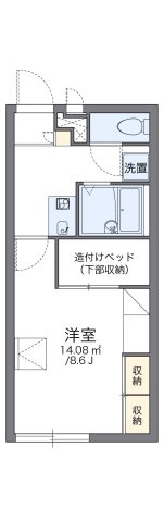 【間取り】 | レオパレス西仙北