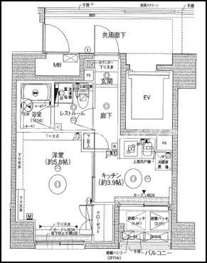 レアシス秋葉原【おとり物件なし】#学生・社会人にオススメ！初期費用分割払いOK！の間取り