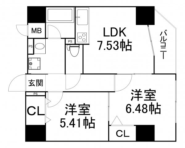 【間取り】 | レジデンスJUKO天王寺