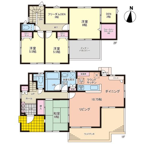 【間取り】 | 室見が丘3丁目売戸建て