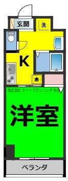 仲介手数料0！！サン・名駅南ビルの間取り