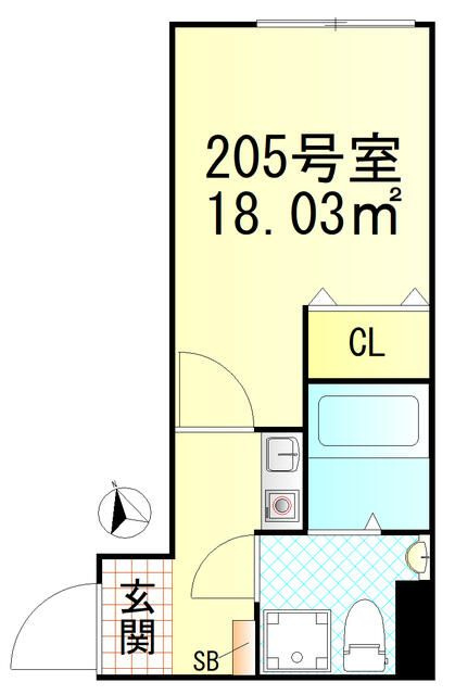 楽信マンションの間取り