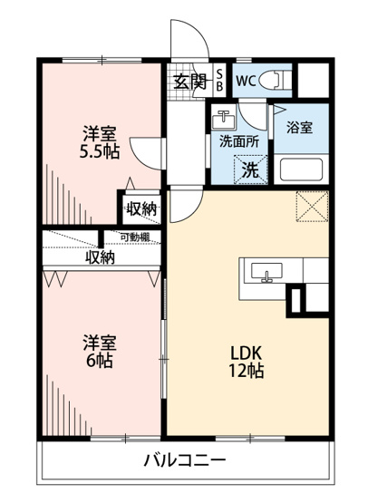 【間取り】 | マンション稲葉