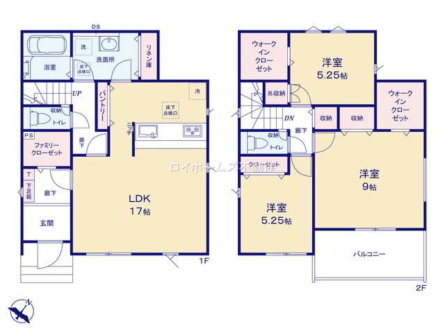 【間取り】 | 豊明市二村台７丁目12-3『仲介料無料』新築戸建て | 2号棟