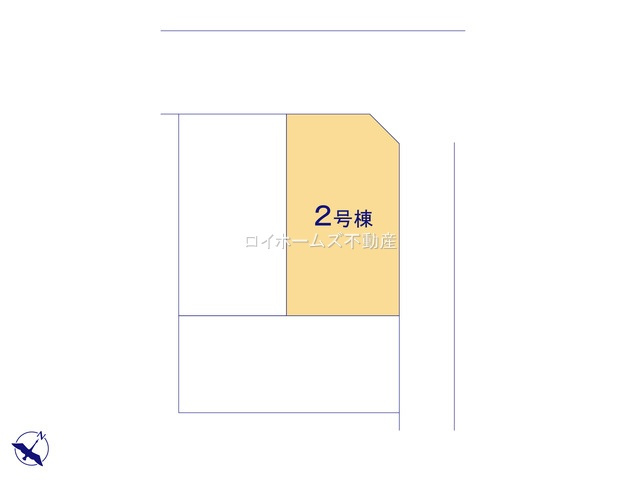 【区画図】 | 豊明市二村台７丁目12-3『仲介料無料』新築戸建て | 2号棟