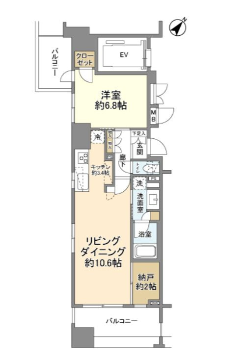 アーデル向島アヴァンセアの間取り