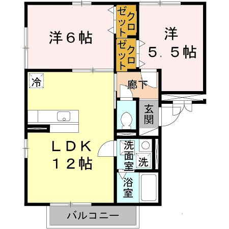 グリーンフロート紫金の間取り