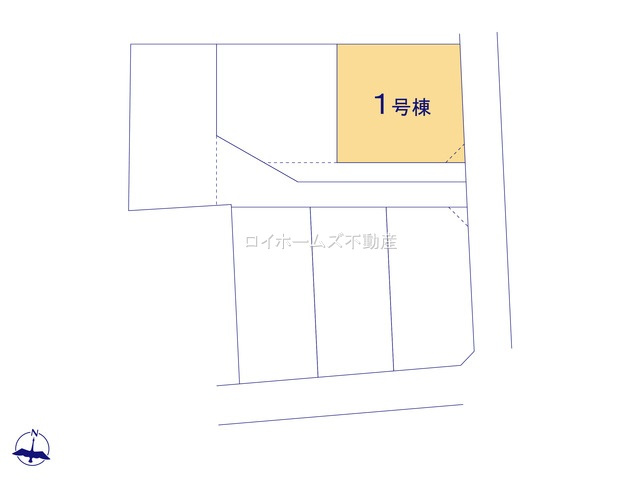 【区画図】 | 名古屋市守山区森孝４丁目123『仲介料無料』新築戸建て | 1号棟