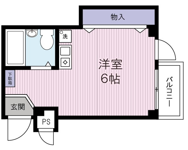 使い勝手のいい１Rです。