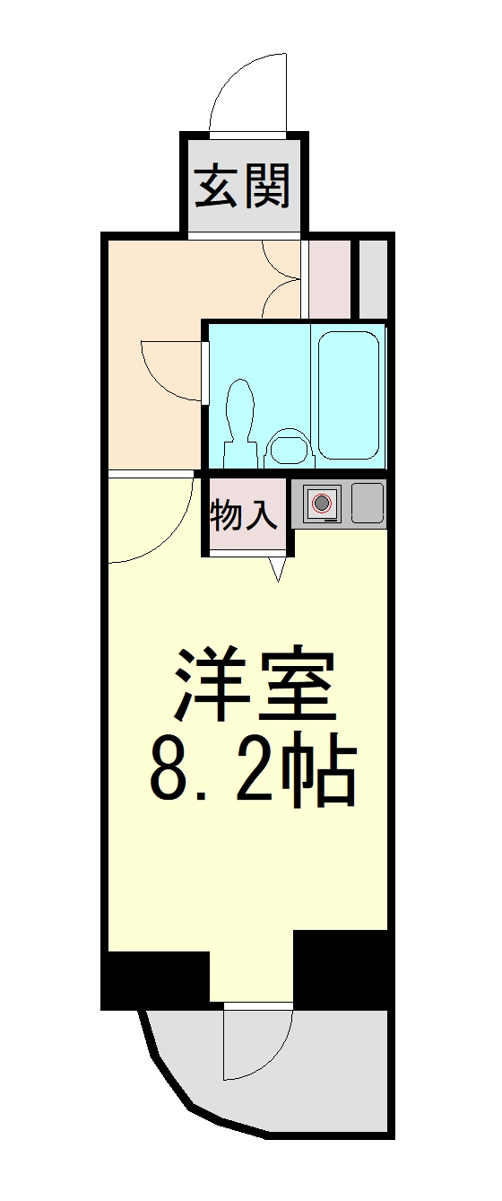 ニューブ神戸の間取り