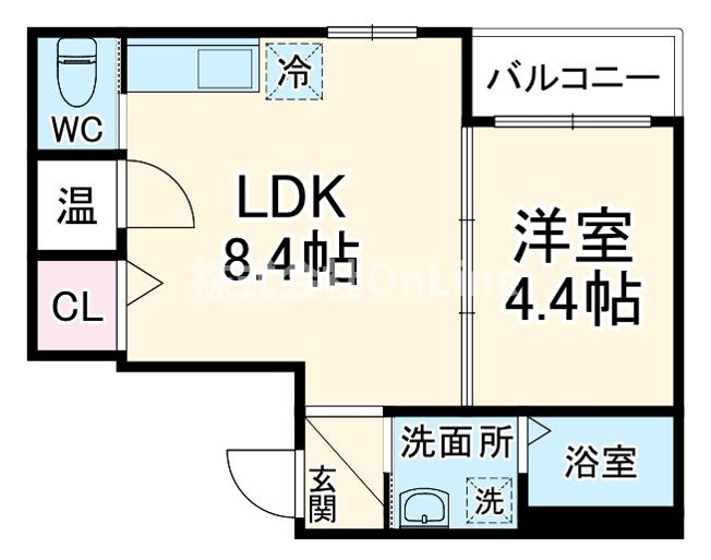 【間取り】 | F asecia 岩田