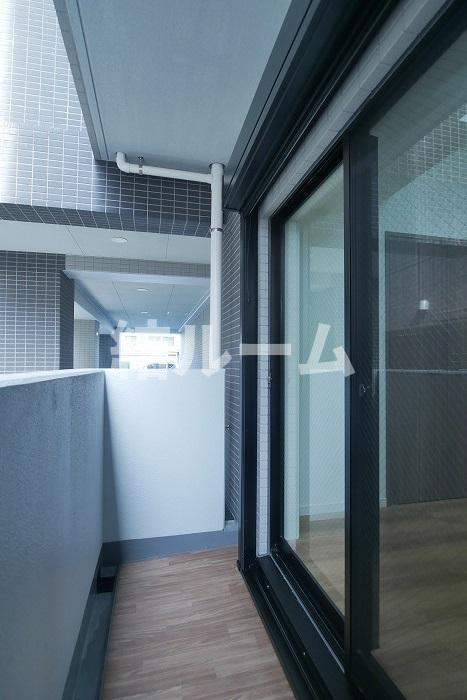 板橋区志村３丁目の賃貸マンションのバルコニー