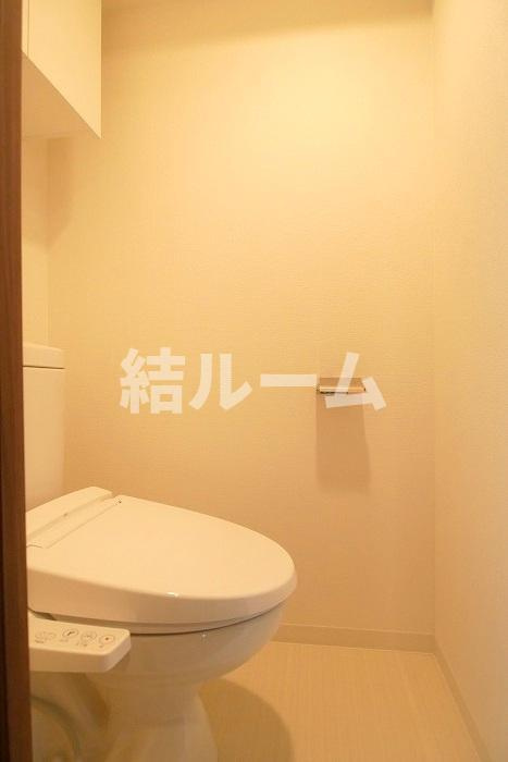 板橋区志村３丁目の賃貸マンションのトイレ