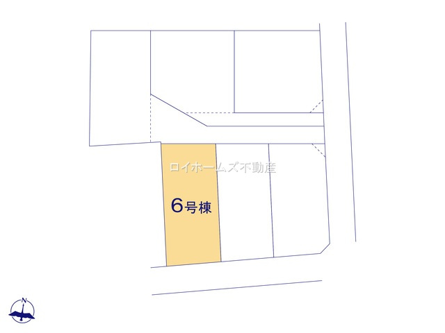 【区画図】 | 名古屋市守山区森孝４丁目123『仲介料無料』新築戸建て | 6号棟