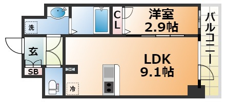 エスリード神戸レジデンスの間取り