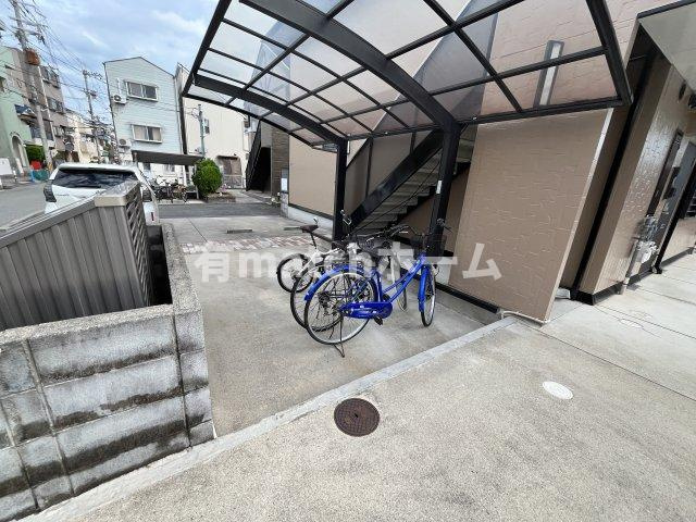 東ハイツの駐車場