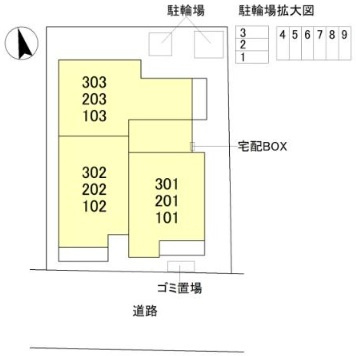 Remplir（ランプリール）の区画図