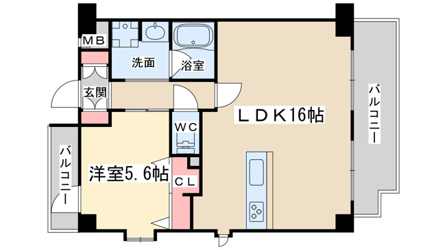 【間取り】 | エクシアテラス梅田