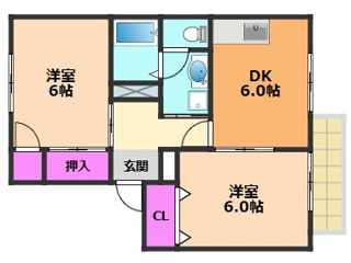 コートエスペランサの間取り