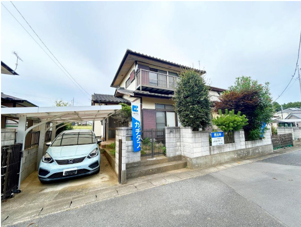 水戸市大串町　中古戸建の外観|ご予約をいただければ、『平日の空いた時間』『周辺物件まとめて見たい』『1件だけ見たい』ももちろん可能です♪
お気軽にお問合せください♪