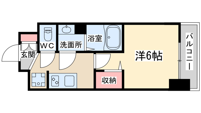 【間取り】 | BPRレジデンス天満橋