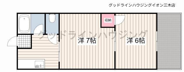 パインリーフ自由が丘の間取り