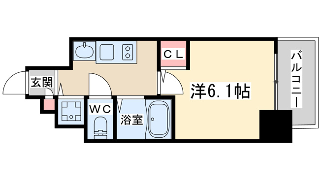 【間取り】 | プレサンス天神橋ディオレ