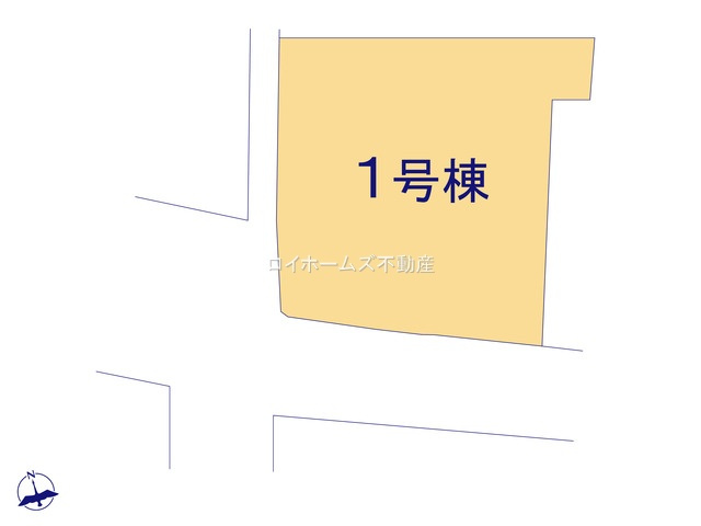 【区画図】 | 稲沢市祖父江町祖父江高熊219-5『仲介料無料』新築戸建て | 1号棟