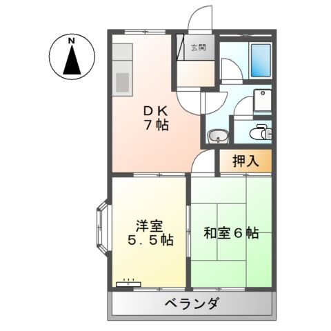サンブレスの間取り
