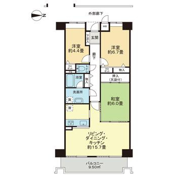 コスモ三滝本町の間取り