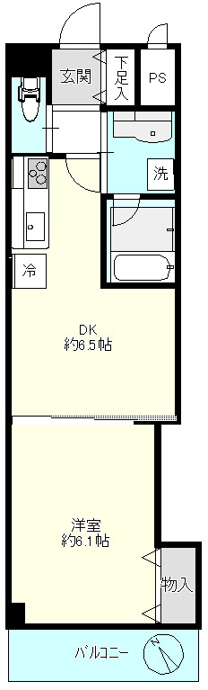 巣鴨サマリヤマンションの間取り