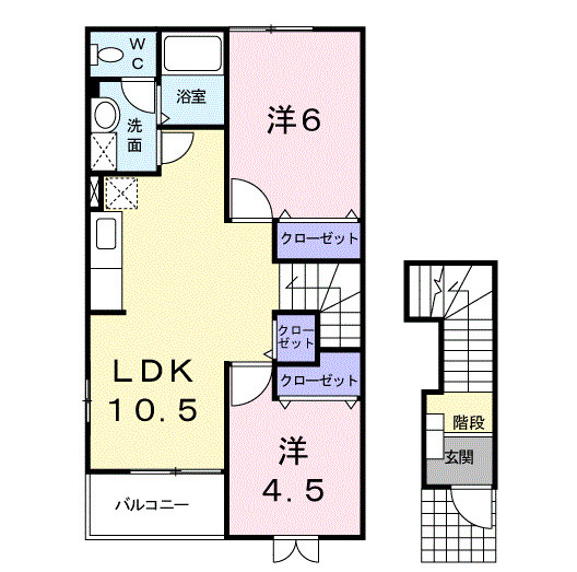 2F間取り