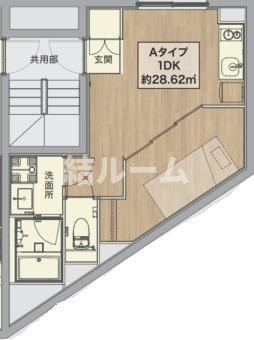 中野区江原町２丁目の賃貸マンションの間取り