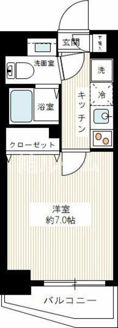 川口市西川口１丁目の賃貸マンションの間取り