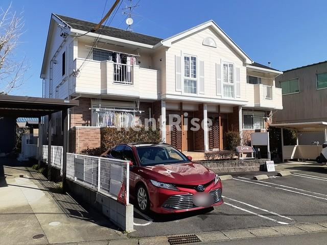 一宮市千秋町浅野羽根字北裏のアパートの外観|外観写真