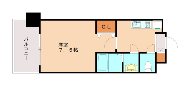 アプリーレ神戸元町の間取り