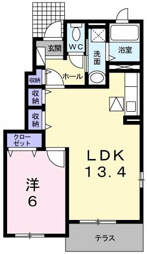 パーチェＢの間取り