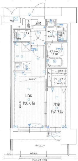 【間取り】 | グランフォーレ千早プレミア