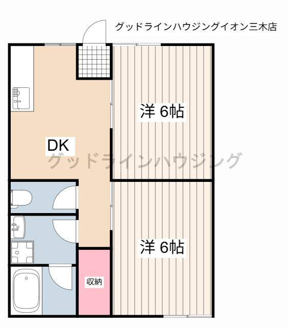 マンション高塚の間取り