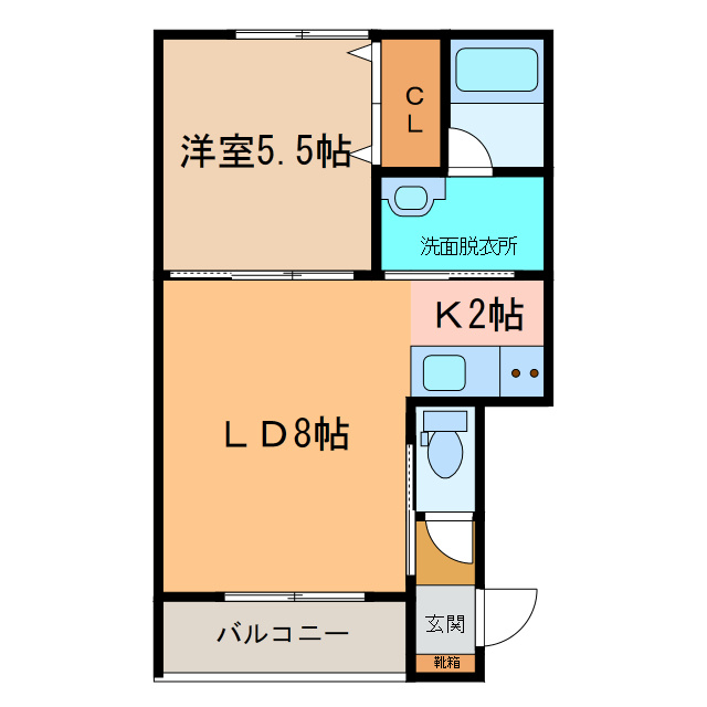 ルチルの間取り