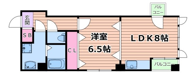 天神ビルのキッチン