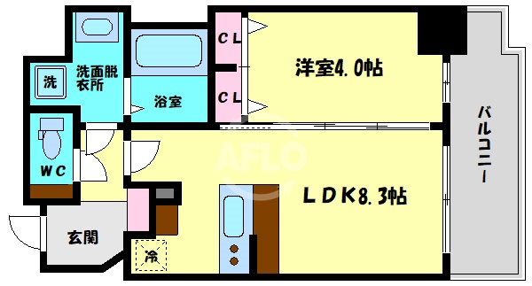 LaDouceur谷町の間取り|LaDouceur谷町　間取り