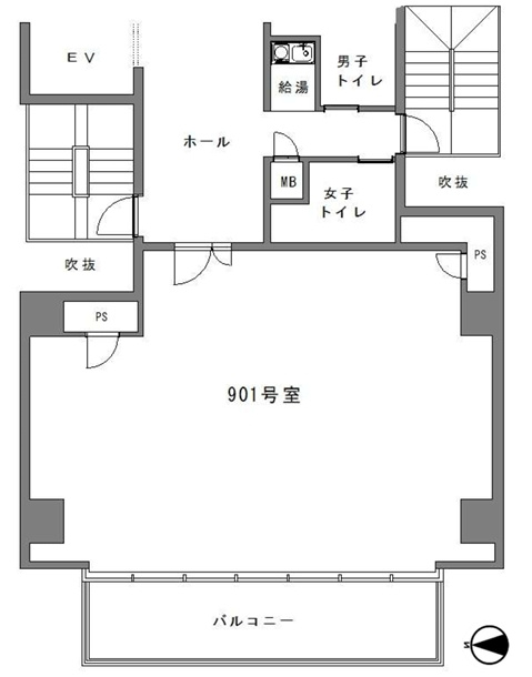南堀江サイキビルの間取り