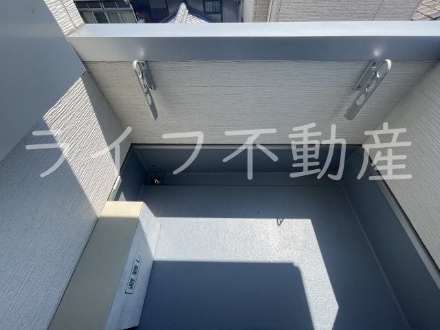 iris 大今里のバルコニー|バルコニー付きです