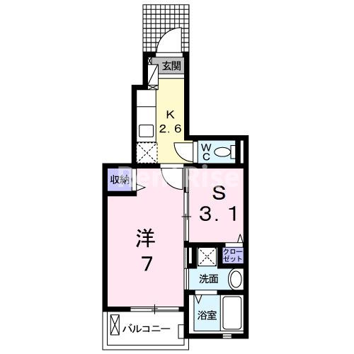 シエ・モアの間取り|間取図