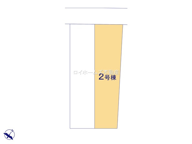 【区画図】 | 岡崎市宇頭町字後久49-3『仲介料無料』新築戸建て | 2号棟